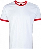 Camiseta Combinada Castellon Joylu - Color Blanco/Rojo